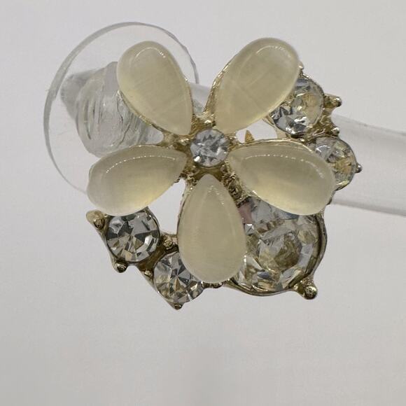 925 Marked Flower Earrings Stud posts Costume Jewelry Preppy Flowers - Picture 10 of 13